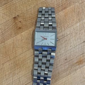 Mens Nixon “The Ticket” Stainless Steel Face